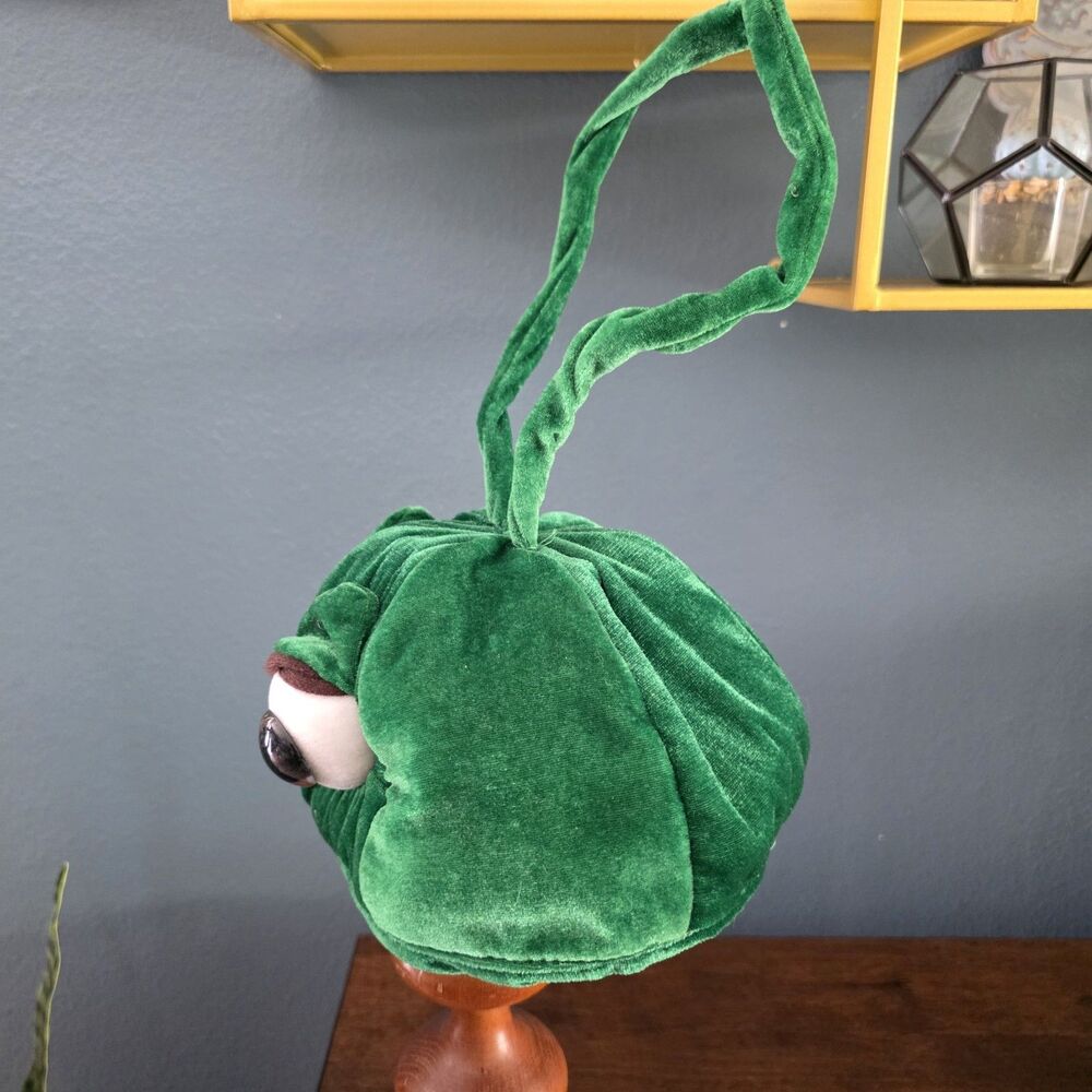 Elope Grasshopper A Bugs Life Velvet Big Eyes Youth Childs Dress up Hat Costume - Picture 2 of 6